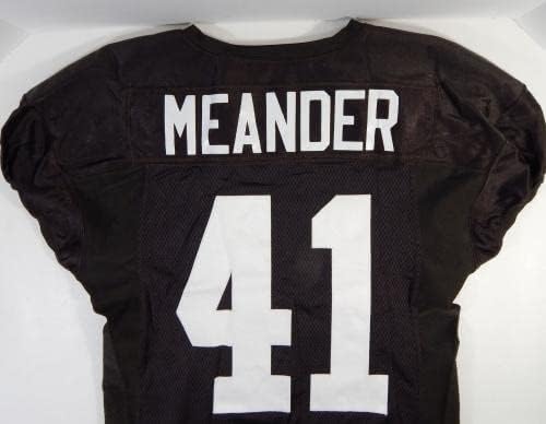 2017 Cleveland Browns Montreal Meander 41 Igra Polovni dres rabljene smeđu vežbu 46 79 - Neidređena NFL igra rabljeni dresovi