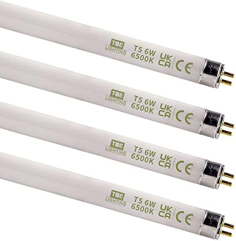 TBE rasvjeta 6w/9 inča Daylight bijele 6500k cijevi - F6t5 / SW fluorescentne cijevne lampe 225mm / 9- CFL sijalice - G5 2-pinski