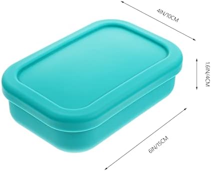 UPKOCH sklopiva posuda za skladištenje hrane sa poklopcima pravougaona silikonska kutija za ručak Bento kutija frižider kante za obrok