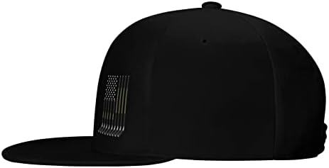 Snapback kape za muškarce koje su podesive ravne brane bejzbol kapa ravni račun modni hip hop hat kamiondžija hat crna