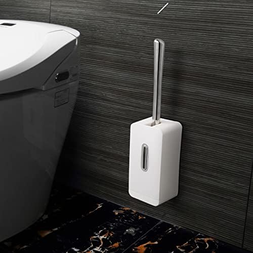 CDYD usisni držač za toaletne četkice Postavljanje izdržljivog čistog zidnog wc četkica WC za skladištenje i organizator kupaonice