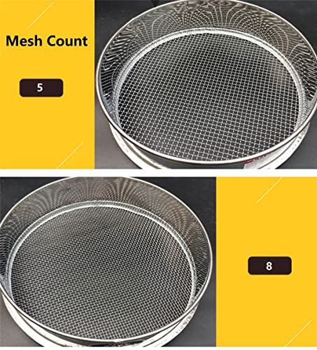Integrisani filter za ekran od nerđajućeg metala prečnika 20 cm različiti brojevi mreža