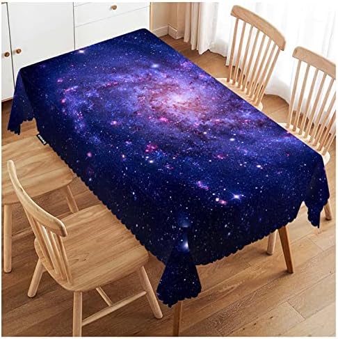 Swono Galaxy Space stolnjak plava galaksija sazviježđe svemir prostor ukrasni stol za kuhinju, stolnjak za bankete i praznike, 52x70