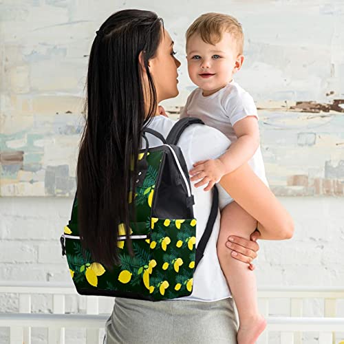 Limun sa lišćem pelena torba za pelene torba mama ruksaka velikih kapaciteta pelenske torbe za staračku vrećicu za brigu o bebi