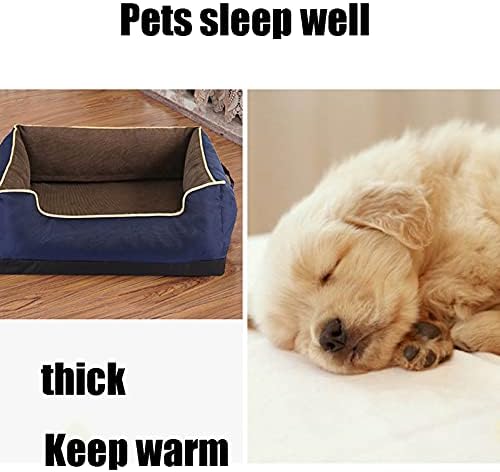 NSDRBX PET gnijezdo, debela sofa za kućne ljubimce, vodootporni jastučić za pranje, prozračan prekrivač debljine i tople, otporan
