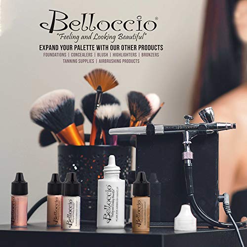 Belloccio Fair Set podloge za nijanse u boji - profesionalna kozmetička šminka Airbrush u bočicama od 1/2 oz