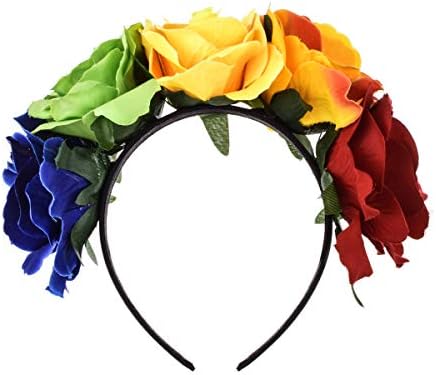 Accesyes prilagođena Meksička cvjetna kruna Dan mrtvih pokrivala za glavu Havajska Boho Frida cvjetna