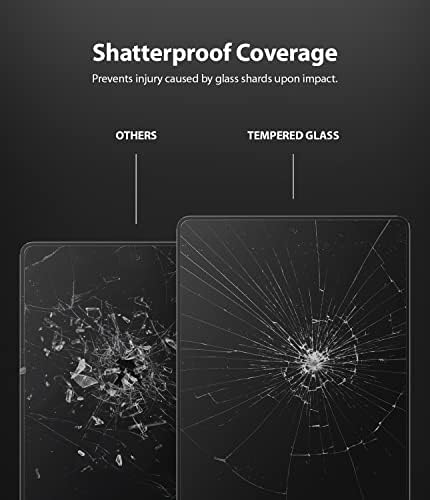 Ringke kaljeno staklo zaštitnik ekrana kompatibilan sa iPad Mini 6 zaštitnom staklenom folijom pune pokrivenosti