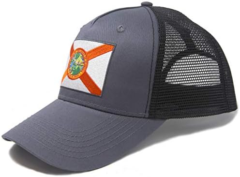 Međunarodna kravata Crna Florida kapa za muškarce i žene - državna zastava Floride Podesiva Kamionska kapa jedne veličine, Bejzbol,