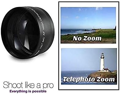 OPTURA HD Photo 55mm 2.2 X telefoto objektiv za Nikon D3400, D5600 i Sony Alpha seriju A99ii, A99, A77ii, A77, A68, A58, A57, A65,