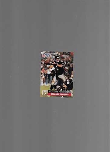 Brett Favre 1991 Pro Set Football Rookie Card 762 - Atlanta Falcons - pohranjeni u zaštitnom plastičnom ekranu !!