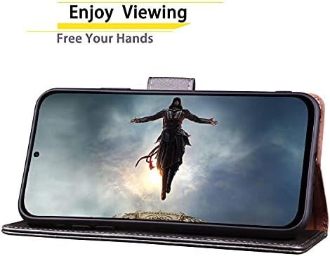Suanpot za Samsung Galaxy S21 ultra 6,8 sa novčanom kožnom kožnom kožnom novčaniku kućište, flip folio rezervirajte futrola za telefon,