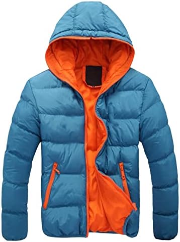 ADSSDQ Cool Winter Business Coats Muška kapuljača Pokazani džep sa punim rukavima Loose debeli kaput Solid Comfort Dukserice PARKA9