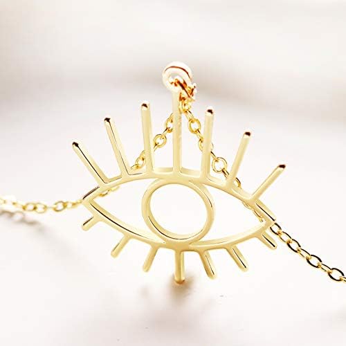 Noumanda Fashion 3 boje Ogrlica za oči Jednostavni šarm dizajn CUT COYPER Privjesak nakit
