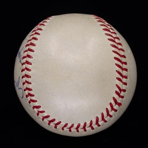 Jedinstveni Casey Stengel 1956 Yankees Single potpisan oal Harridge Baseball PSA loa - autogramirani bejzbol
