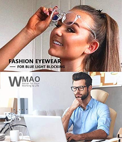 Naočare za čitanje plavo svjetlo blokirajuće naočare za žene muškarce 5kom-čitači Anti UV Ray kvadratne štreberske naočare