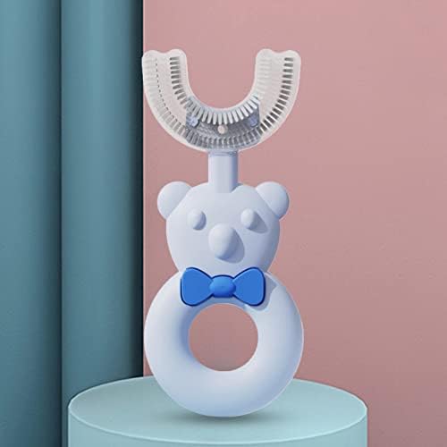 Makaron dječje u obliku četkice za zube za zube za djecu, slatka crtana kreativna silikonska ručna čišćenje četkica za zube četkice