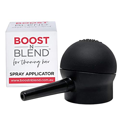 Boost N BLEND Hair fibers aplikator - sprej aplikator pumpa mlaznica za stanjivanje kose & amp; vidljivo vlasište -prirodni alat za