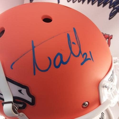 Aqib Talib replika potpisana potpisana replika kacige pune veličine JSA-autogram NFL kacige