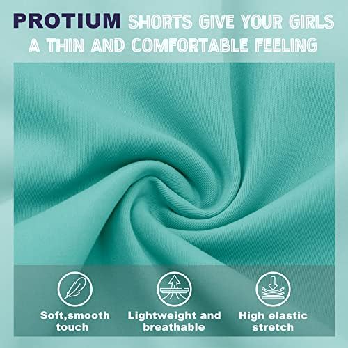 Prottium nogometne atletske kratke hlače za teen djevojke, omladinske djevojke Košarka Trčanje teretane Slojevito je aktivno kratko
