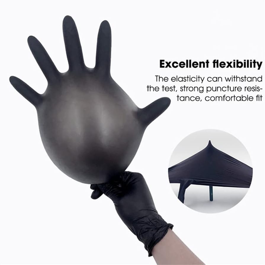 20 / 50Pcs rukavice za jednokratnu upotrebu lateks gumene rukavice univerzalne rukavice za čišćenje kućnih Bašta bijele crne plave