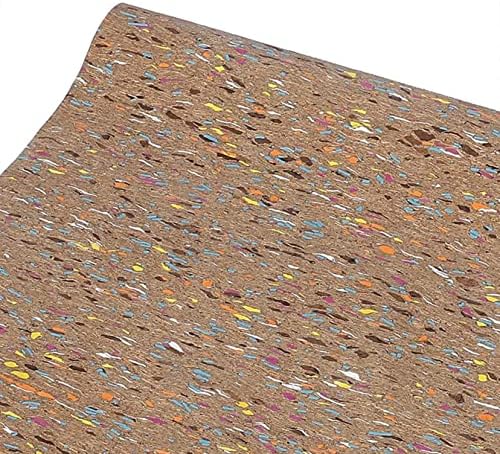 Yilefu tkanina od plute u boji ekološka tkanina od umjetne kože meka i izdržljiva za torbicu novčanik naušnice za cipele DIY Craft