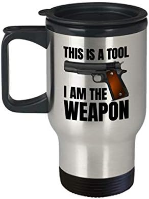 Putna krigla guska - drugi amandman - Gun Enthusiast poklon - Gun Nut Day - Pro Gun - ovo je alat koji sam oružje