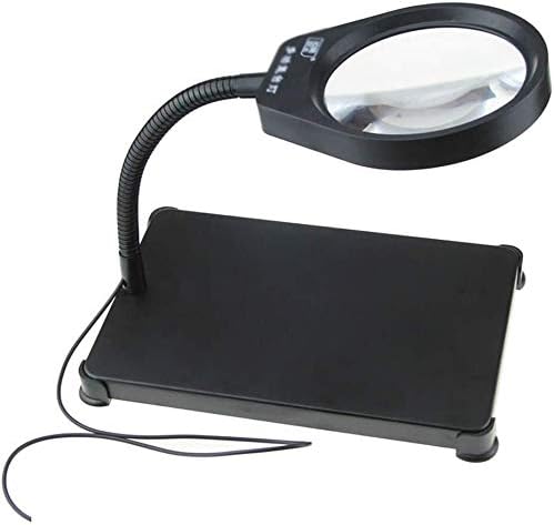 Yiwango Lupa za čitanje desktop lupa-sa Led lampama za starije reading Repair stolna lampa za veliko uvećanje Lupa za glavu