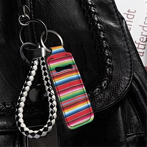 ZOUTAIRONG LGBT Pride Rainbow Print 1 kom držač štapića privjesak za usne rukav torbica balzam za usne prijenosni džepni držač cijevi