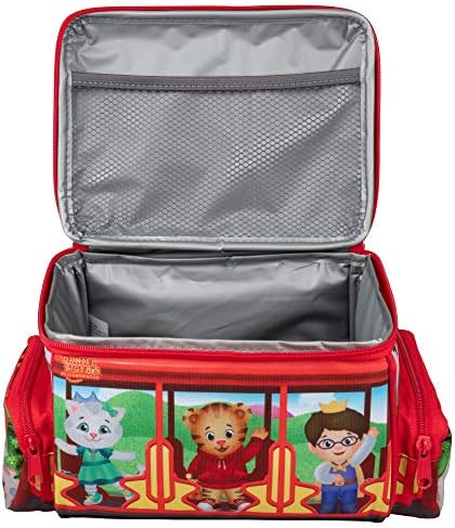 Daniel Tiger's Neighborhood-izolovana izdržljiva torba za ručak za djecu, višekratna kutija za ručak sa ručkom i mrežasti džep za povratak u školu-kolica sa prijateljima