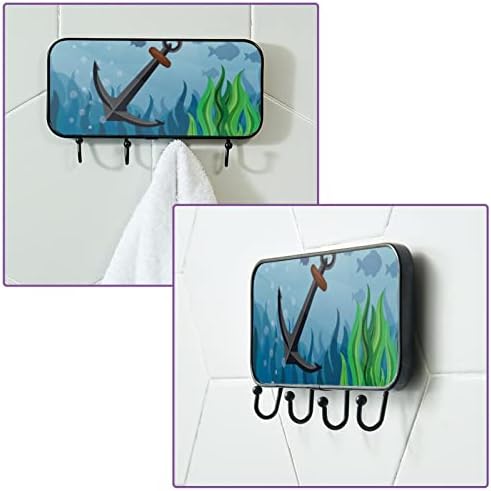 Ljepljivi kukiča od nehrđajućeg čelika za ručnike Zidne kuke zaglavljene u kupatilu ili kuhinjskim okeanskim sidrom