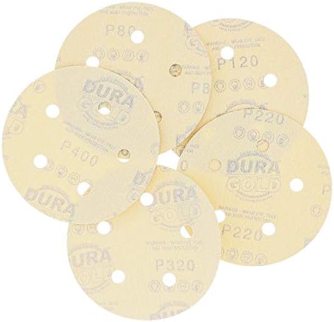 PAKOVA DURA-ZLATNOG RASPOLOGA - 5 Zlatni brusni diskovi - 5-rupa i 5 kuka i petlja