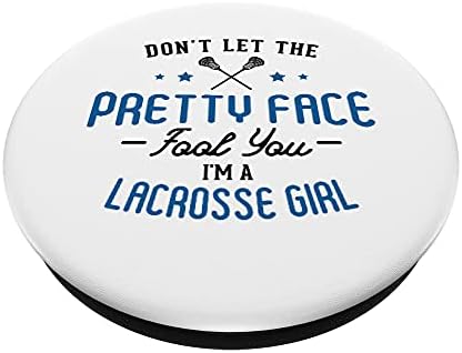 Lacrosse djevojka slatka lacrosse Sports Citet Popsockets zamjenjivi popgrip