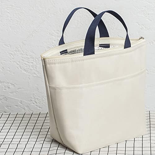 HPWRIU termalne torbe za ručak za odrasle jednobojna zadebljana Prijenosna vodootporna Bento torba izolacijska torba torba piknik