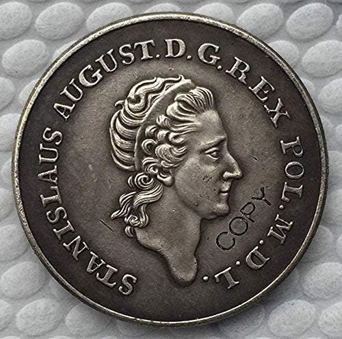 Challenge Coin Poljska 1771 Coin Copy 27mm za kućnu sobu Kolekcija kolekcije kovanica