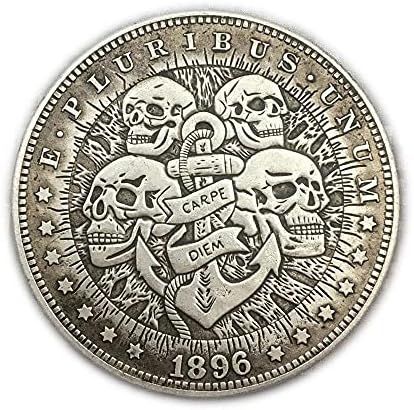Duboko reljefno reljef 1896. Američki kovanica Kolenica kolekcija kolekcija kolekcija kolekcija kolekcija