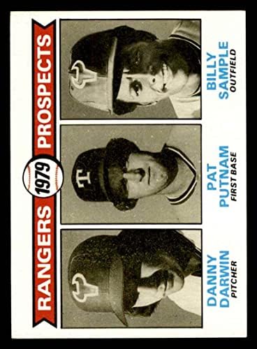 1979. 713 Rangers izgledi Danny Darwin / Pat Putnam / Billy uzorak Teksas Rangers Ex / Mt Rangers