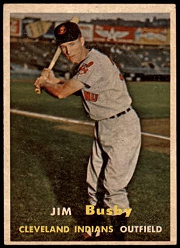 1957. topps 309 Jim Busby Cleveland Indijanci VG / ex Indijanci