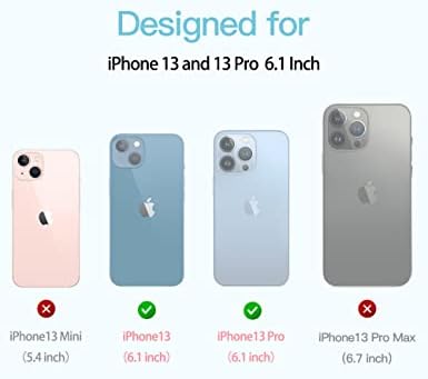 Dizajniran za iPhone 13 / iPhone 13 Pro, mat zaštitnik ekrana, Benks [2 Pakovanje] Anti-Glare & ekran od kaljenog stakla protiv otiska