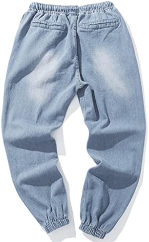 Ymosrh Sportske hlače Muškarci Ležerni jesenski traper pamuk Vintage Wash Hip Hop Radne pantalone Jeans Hlače debela zima