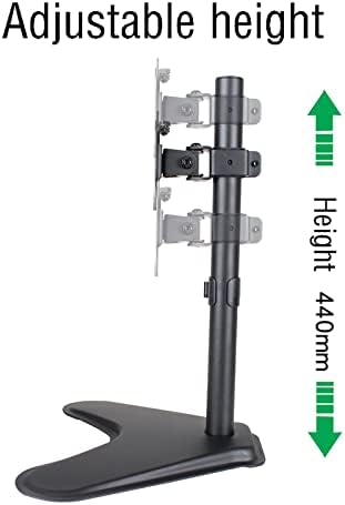 Mount TV stalak, tablica TOP TV postolje s rotiranjem 180 ° lijevo i desno, tlop TV baza odgovara 13-32 inčnim televizorima, drži