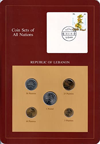 1982. Pariz Mint Libanon Paris Mint a cedar Tree Simbol Libanon funta i piastres Prodavac Nepričulirano