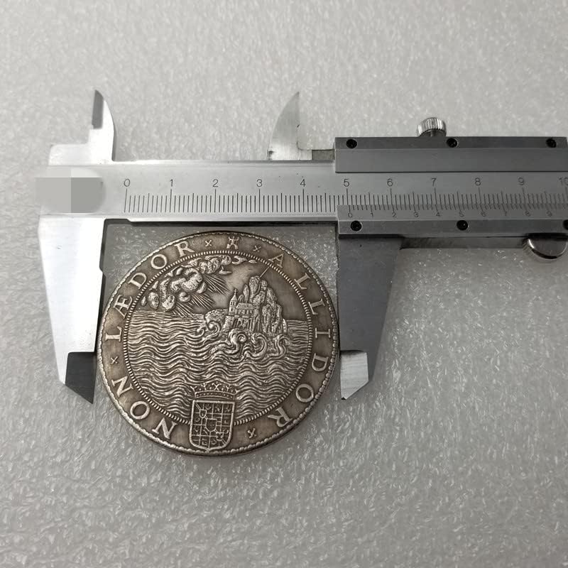 Antikne rukotvorine 1588 Nizozemski srebrni stari srebrni dolar u okruglog kolekcije 530 #