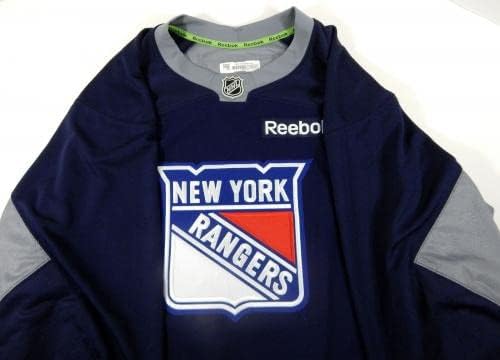 New York Rangers Igra izdana mornarska praksa Shield Jersey 56 DP03283 - Igra polovna NHL dresovi