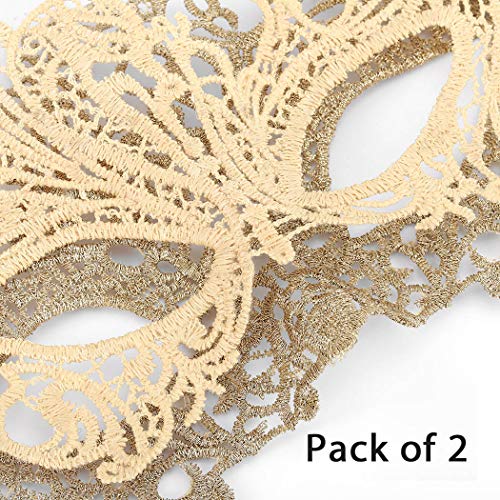 Campsis Luxury Lace Masquerade maska Venecijanski stil maska za oči Halloween maska Prom Ball Festival noćni klub za žene i djevojke