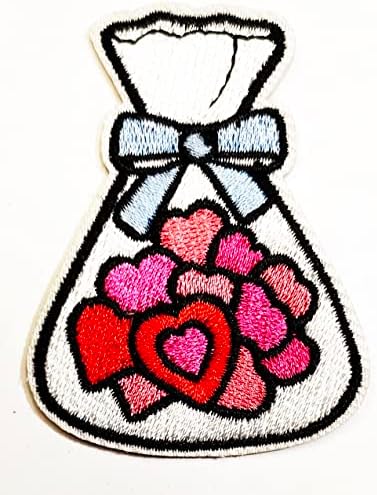 Kleenplus Hearts Bag patches naljepnica crtani film Djeca Djeca pegla na tkanini aplikacija uradi sam šivaći zanat popravak ukrasni