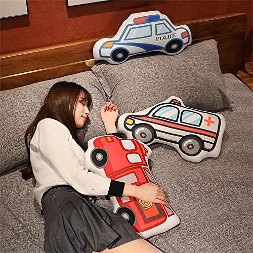 ZCTGHVY 3D vlak plišani jastuk punjeni vlakovi vozovi Squishy plišani igrački kauč bacaju jastuk jastuk, 19,6 inča / 50 cm