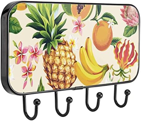Ljepljivi kukiča od nehrđajućeg čelika za ručnik za zaglavljene kuke zaglavljene u kupaonici ili kuhinjskim voćem ananas Dragon Papaya banana