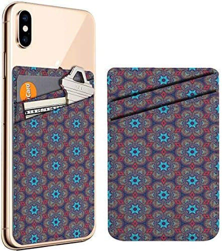Stick mobitela na ličnom kreditnom karticom nosač kože No Wallet Džepne torbice, kompatibilan sa iPhoneom, Samsung Galaxy Android