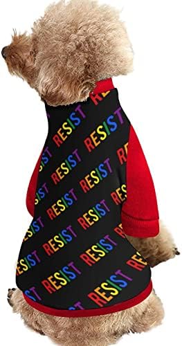 FunnyStar se opiru LGBT ponos printu PET dukserice sa pulovernim puloverom za pse za pse mačka sa dizajnom